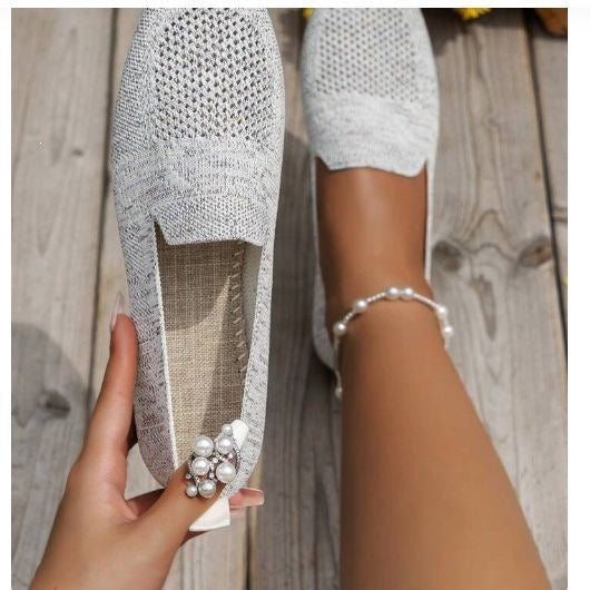 Damen Bequeme und luftige Slipper mit atmungsaktivem Obermaterial