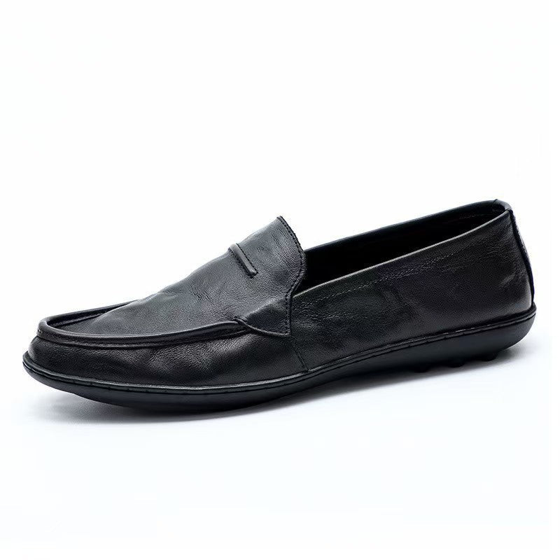 Herren elegante Mokassins aus hochwertigem Leder Shopnory
