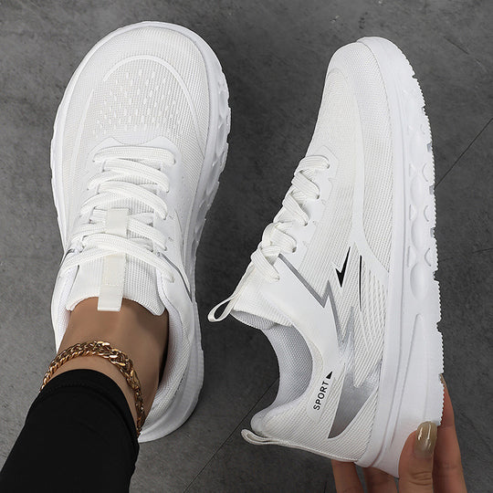 Damen Sportlicher Mesh-Sneaker mit gepolsterter Fersenstütze und griffiger Profilsohle Shop Nory