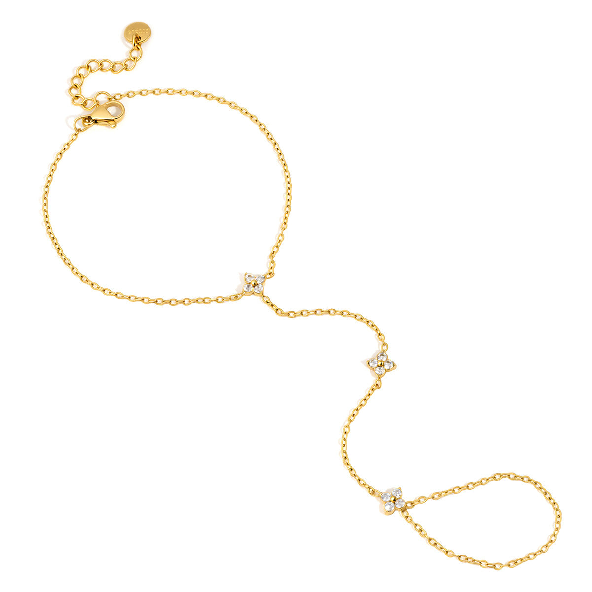 Damen elegantes Fußkettchen mit funkelnden Zirkonia-Akzenten Shop Nory