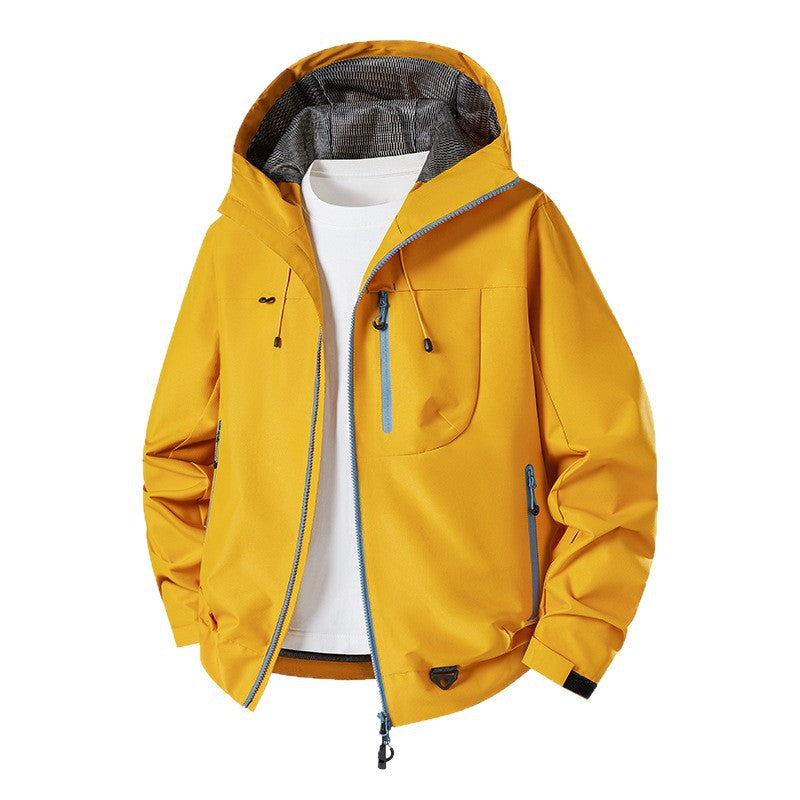 Herren Technische Softshell-Hoodiejacke mit wasserabweisender Membran und Mesh-Futter Shop Nory