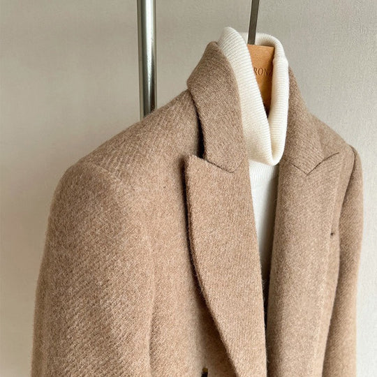 Damen Modischer Wollblazer mit elegantem Schnitt Shop Nory