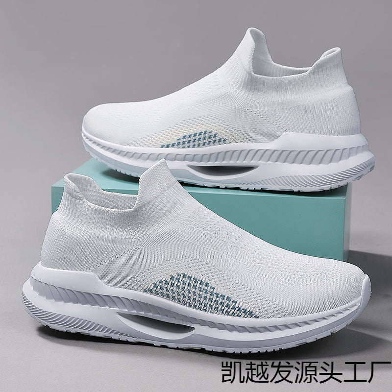 Damen Atmungsaktive Strick-Sneaker mit rutschfester Sohle