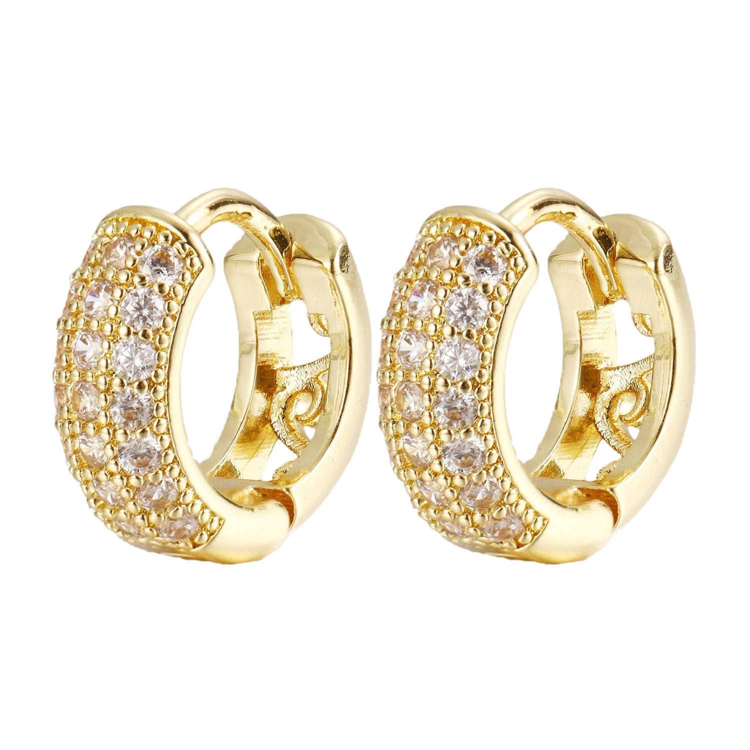 Damen Ohrringe mit funkelnden Zirkonia Shop Nory