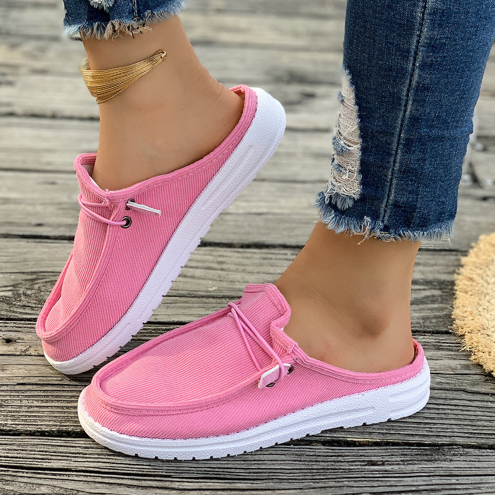 Damen Slip-On Mokassins mit attraktiver Rippstruktur