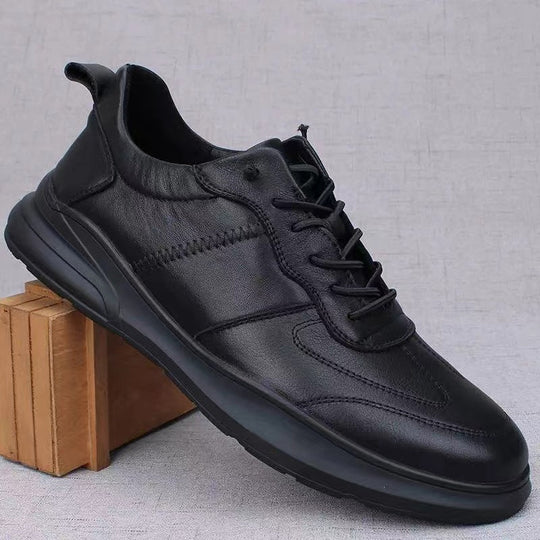 Herren Komfortable Leder Sneakers