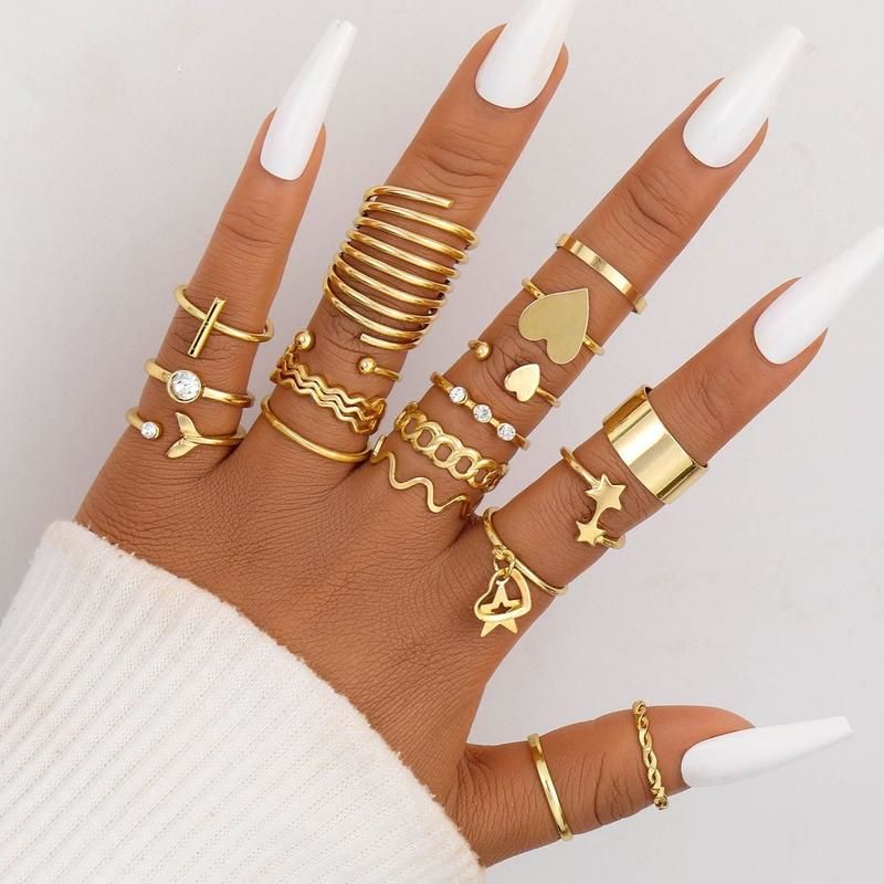 Damen Ring-Set mit modernen, verspielten Designs Shop Nory