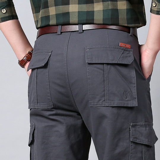 Herren Cargohose mit mehrfachen Klappentaschen und robustem Baumwollmix Shop Nory