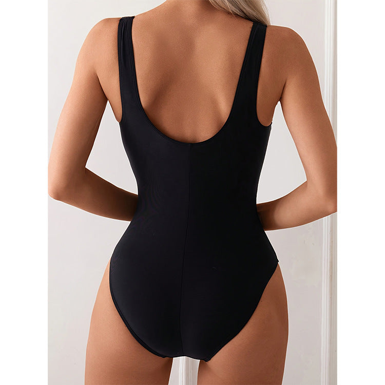 Damen Figurformender Einteiler Badeanzug