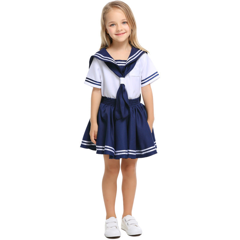 Mädchen Matrosen Outfit mit Rüschen und Schleifen Shop Nory