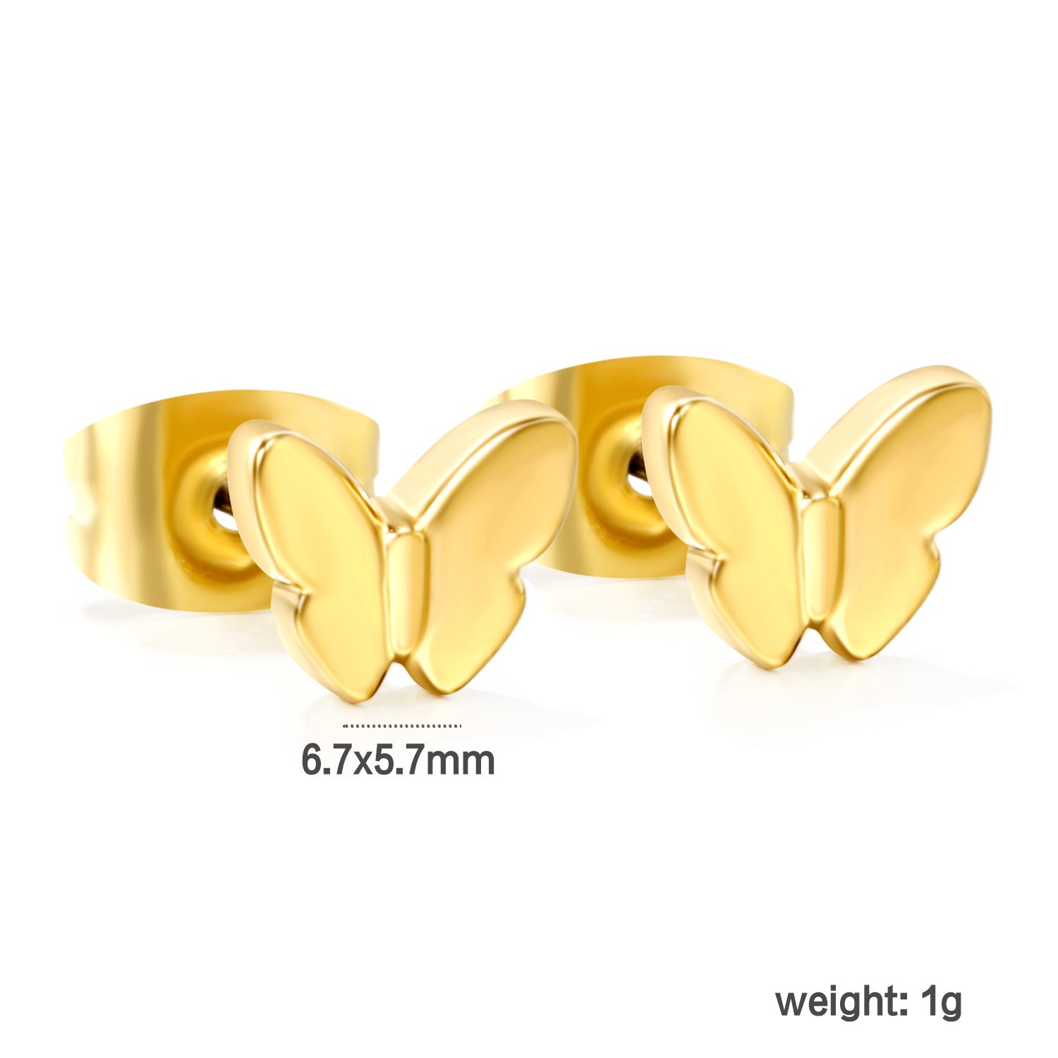 Damen Ohrstecker im Herzdesign aus hochwertigem Edelstahl Shop Nory