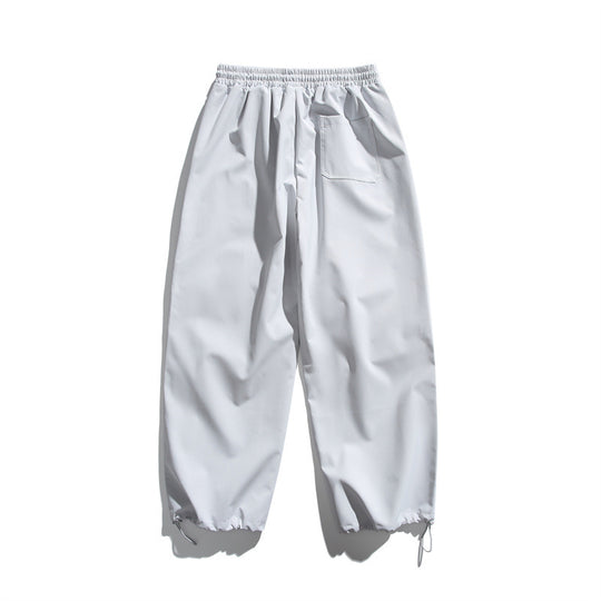 Unisex Technische Cargo-Joggerhose mit elastischem Bund, Reißverschlusstasche und Kordelzug Shop Nory