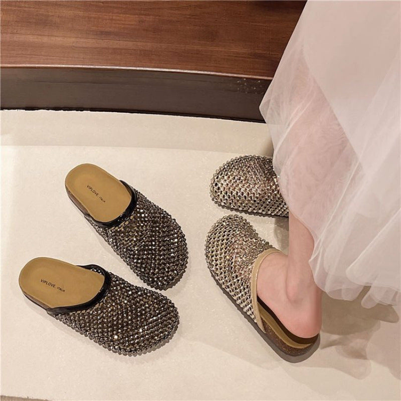 Damen Sandalen mit glitzerndem Design von