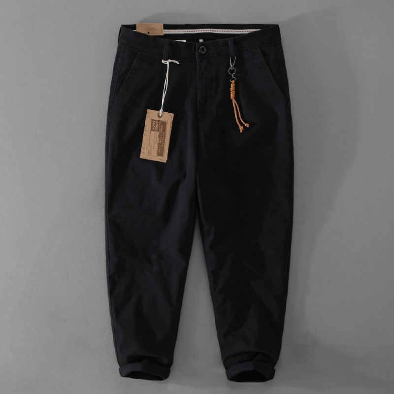 Herren Baumwoll‑Twill Chino im Relaxed‑Tapered Schnitt mit Kordelzugbund und aufgesetzten Taschen Shop Nory