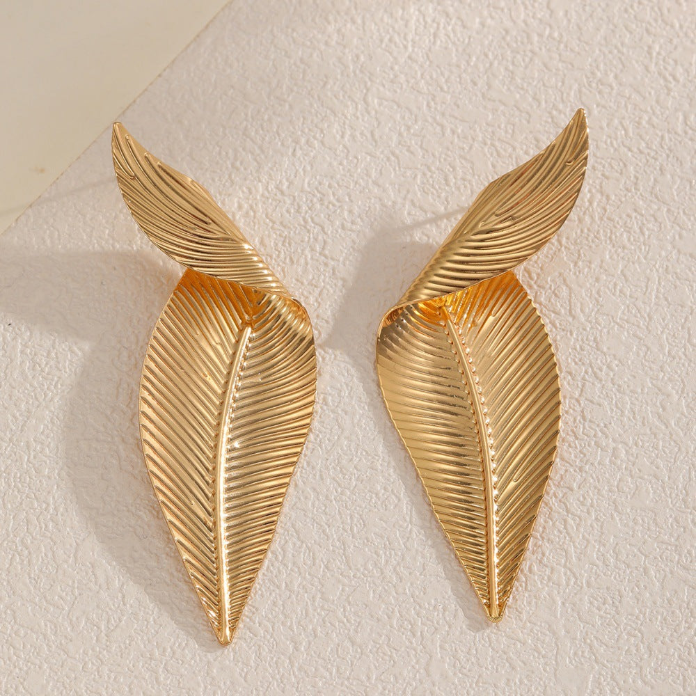 Damen Ohrstecker im eleganten Muschel-Design Shop Nory