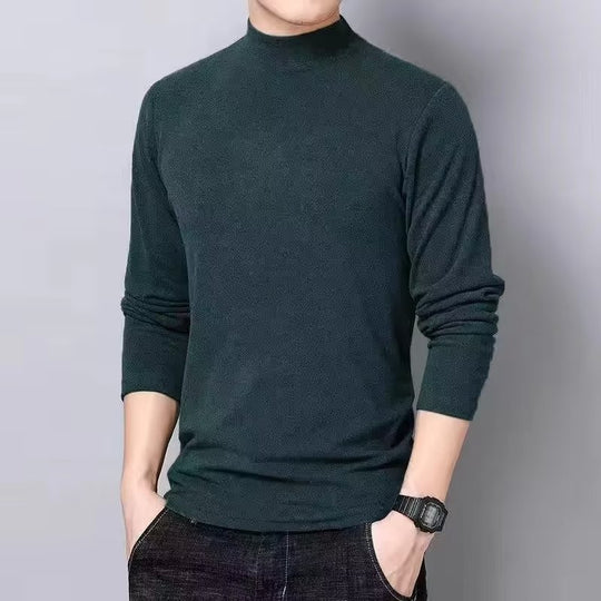 Herren Hochwertiges Langarmshirt mit Rollkragen Shop Nory