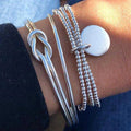 Damen Armband-Set mit kreativem Ketten-Design und stilvollen Anhängern Shop Nory