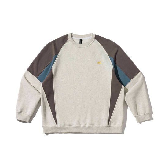 Unisex Colorblock-Sweatshirt mit Raglanärmeln und strukturierter Ziernaht Shop Nory