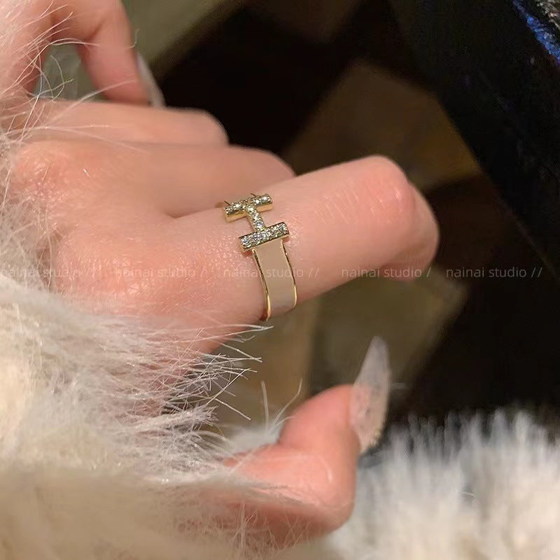 Damen trendiger Ring mit minimalistischem Design Shop Nory