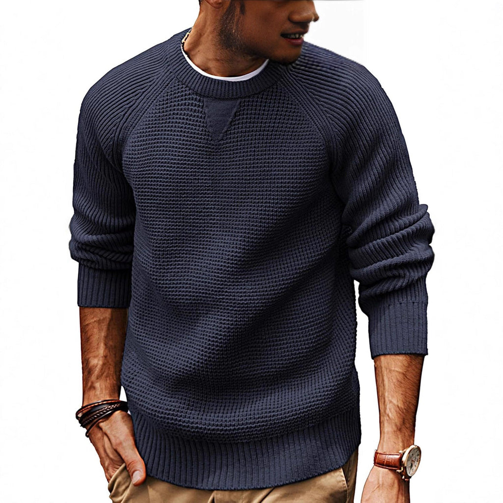 Herren strukturiertes Pullover mit lässigem Schnitt