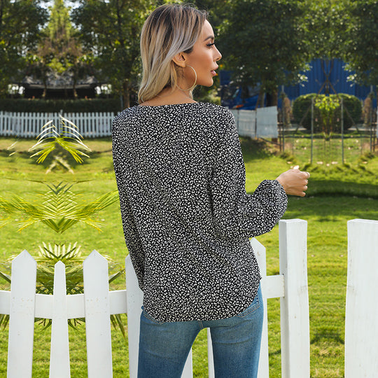 Damen Elegante Bluse mit Schnürung Shop Nory