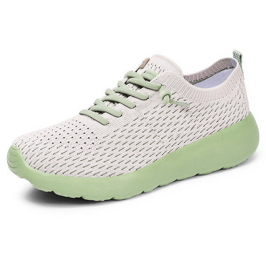 Damen Leichte und flexible Strick-Sneaker mit rutschfester Sohle