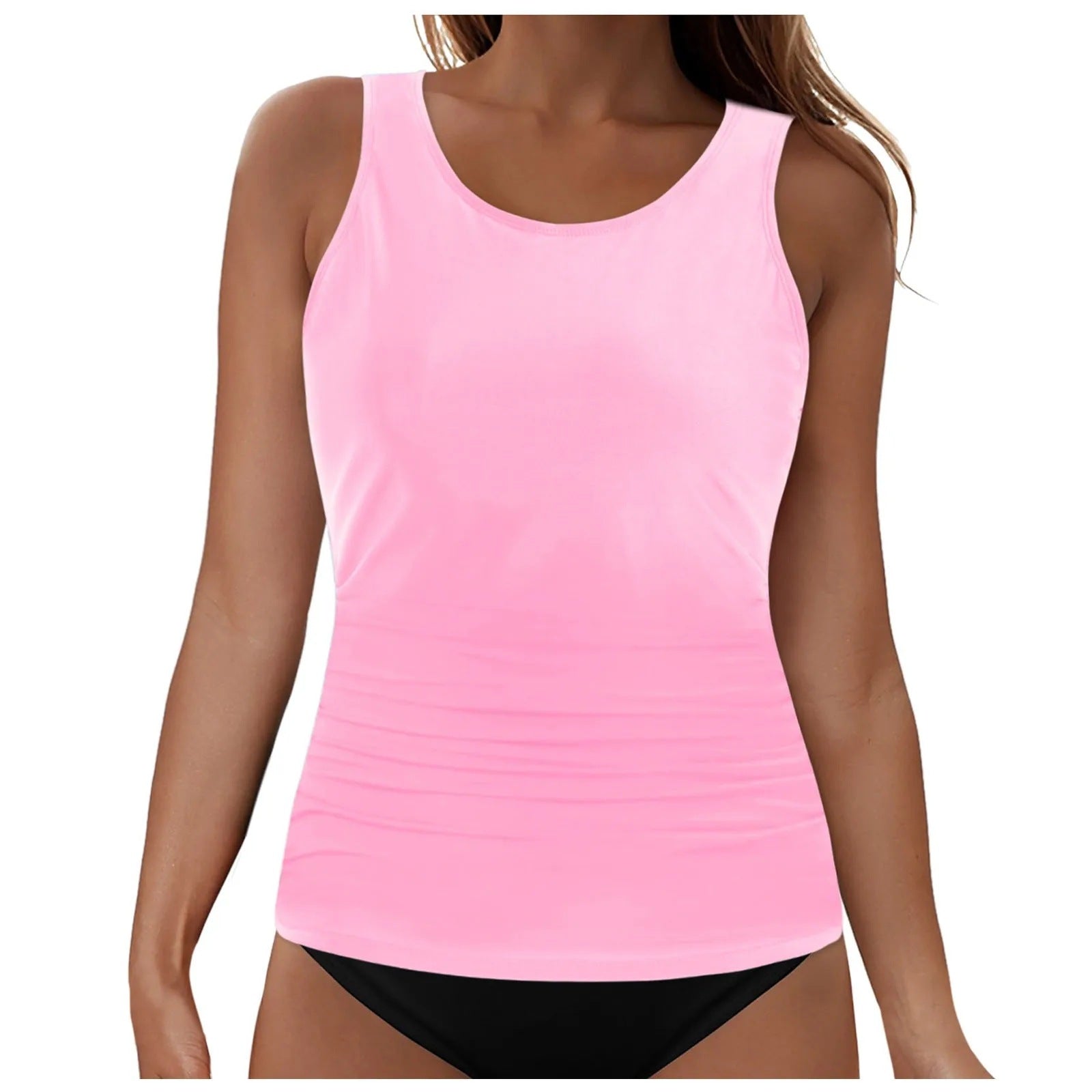 Damen Tankini-Oberteil mit Raffung