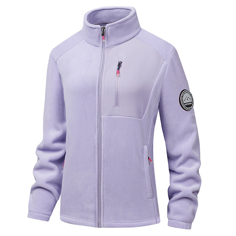 Herren Bequeme Fleecejacke mit Stehkragen Shop Nory