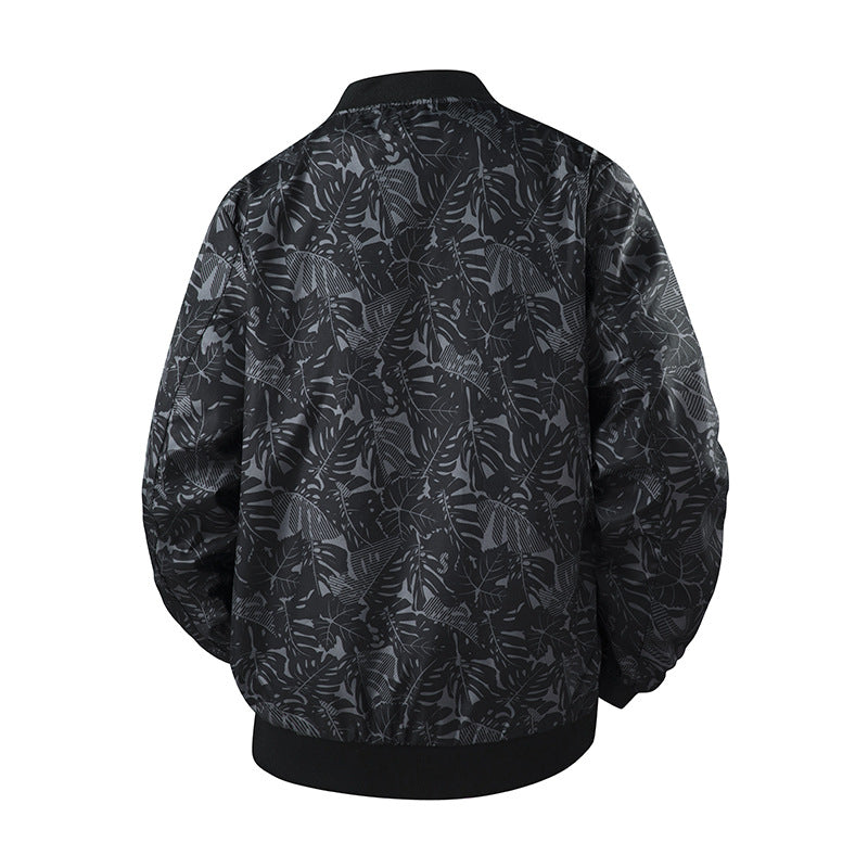 Herren Stylische Bomberjacke mit floralem Muster Shop Nory