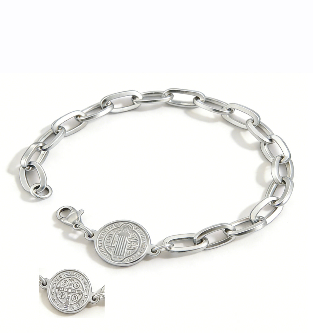 Damen Gliederarmband mit symbolischem Medaillon Shop Nory