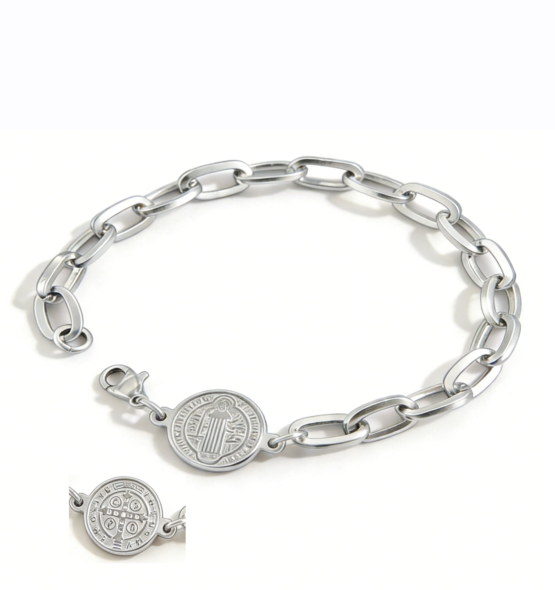 Damen Gliederarmband mit symbolischem Medaillon Shop Nory