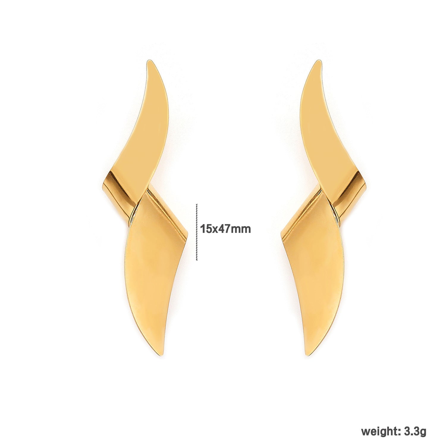 Damen modische Ohrstecker mit elegantem Tropfen-Design Shop Nory