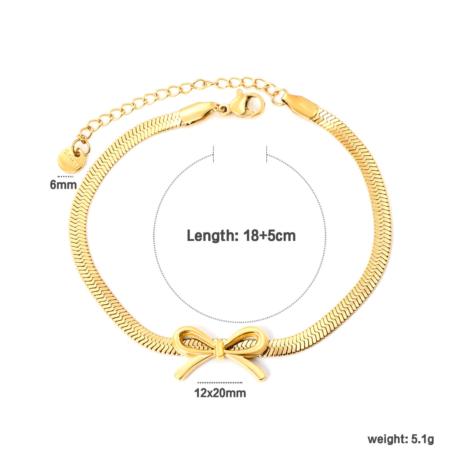 Damen Armband mit elegantem Schleifenmotiv aus hochwertigem Edelstahl Shop Nory