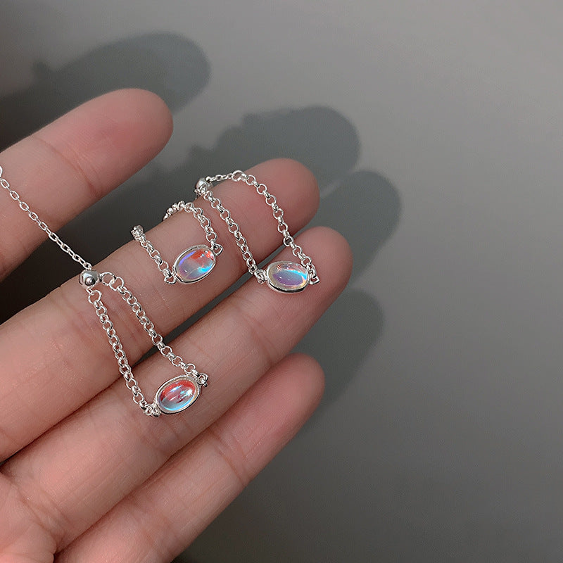 Damen Eleganter und filigraner Ring mit mystischem Opal Shop Nory