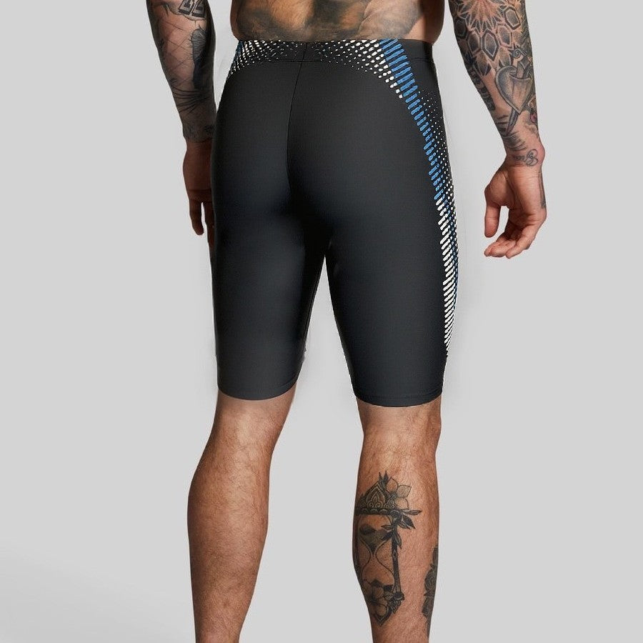 Herren Schwimmshorts mit kompressiver Passform und stylischen Designelementen