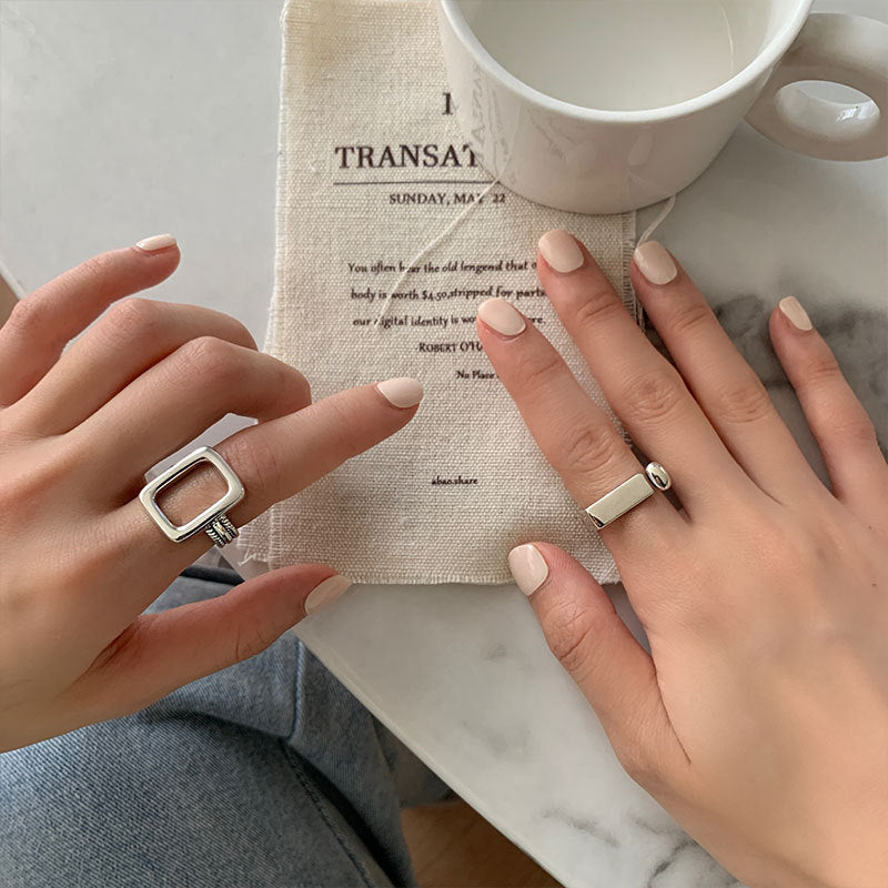 Damen Offener Ring mit modernem minimalistischen Design Shop Nory