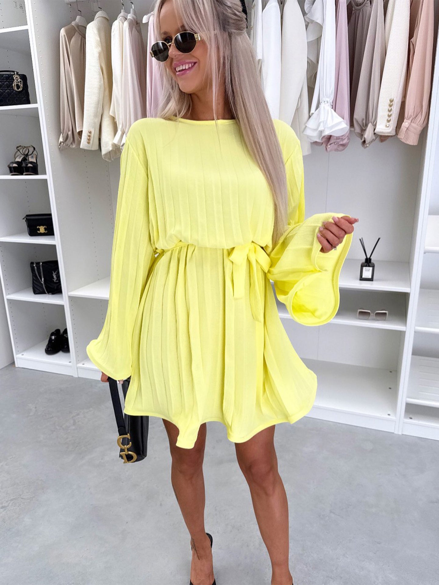 Damen asymmetrischer Maxi-Rock mit floralem Design und schwingendem Fall