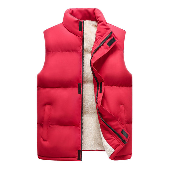 Damen Wattierte Ärmellose Thermo‑Weste mit Sherpa‑Innenfutter und hohem Stehkragen Shop Nory