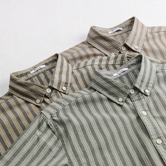 Herren Hemd mit Button-Down-Kragen aus atmungsaktivem Leinen-Baumwollmix in Relaxed-Passform Shop Nory