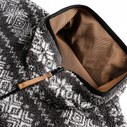 Unisex Gepolsterte Fleece-Weste im Norwegerdesign mit Stehkragen und Zwei-Wege-Reißverschluss Shop Nory