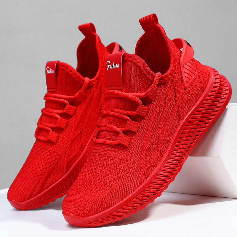 Herren nan gestrickter Slip-On Sneaker mit elastischer Schnürung, sockenähnlichem Schaft und profilierter rutschfester Laufsohle Shop Nory