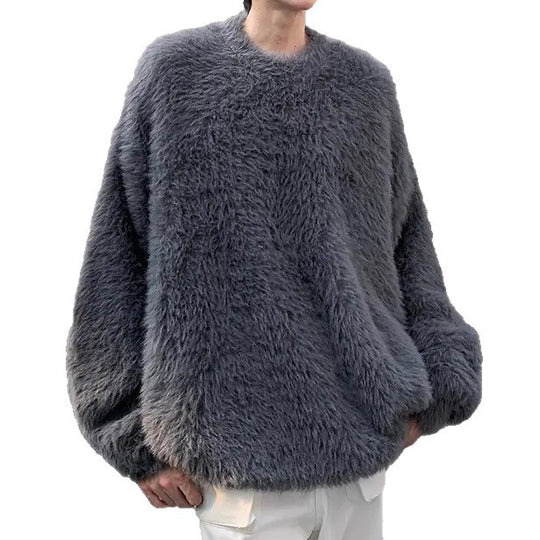 Damen Gemütlicher Oversized-Pullover mit flauschiger Textur Shop Nory