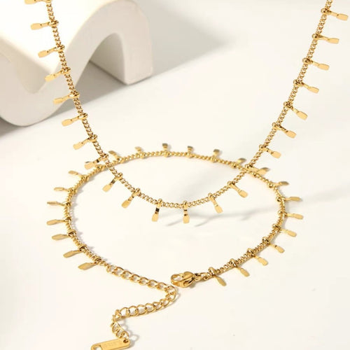 Dainty Gold Chain Fußkettchen für Damen Shop Nory