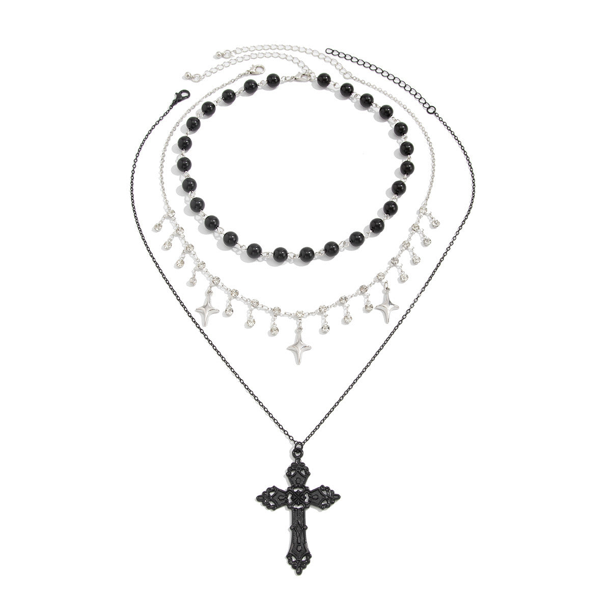 Damen mehrlagige Kette mit Anhänger Shop Nory