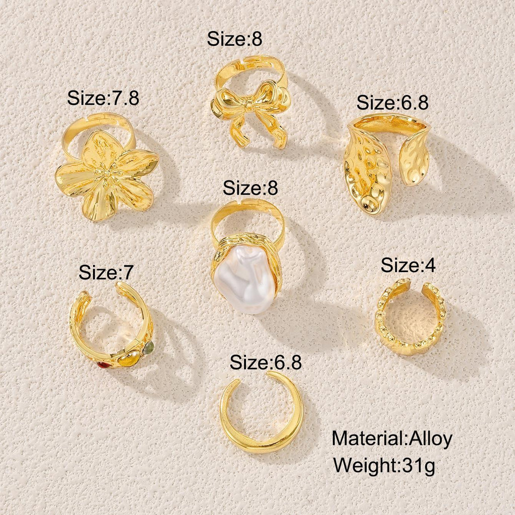 Damen Ring-Set mit kunstvollen Designs und eleganten Details Shop Nory