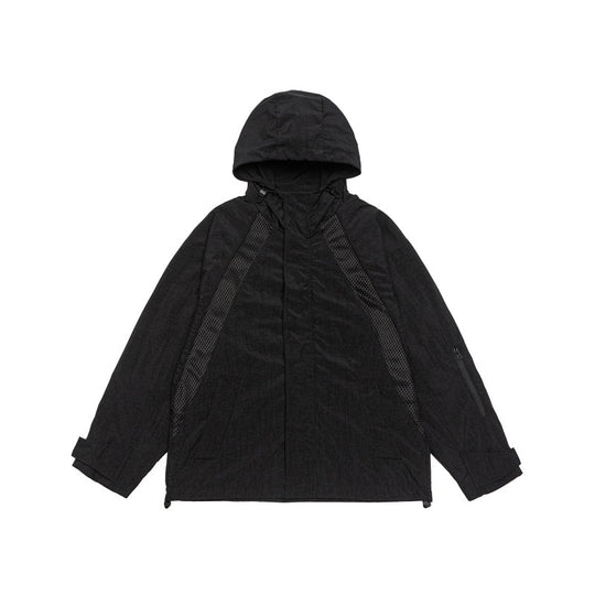 Unisex Oversize Utility-Parka mit Kapuze, Mesh‑Einsätzen und verdeckter Frontblende Shop Nory