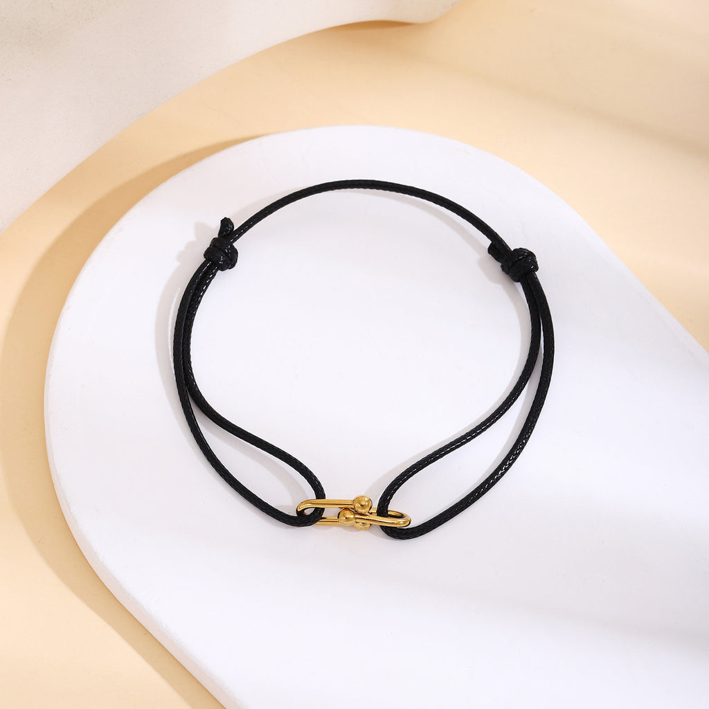 Damen elegantes und verstellbares Armband mit praktischem Verschluss Shop Nory