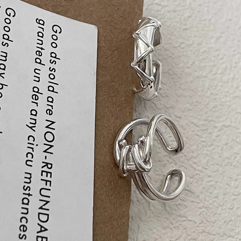 Damen stilvoller Designring mit verspieltem Element Shop Nory
