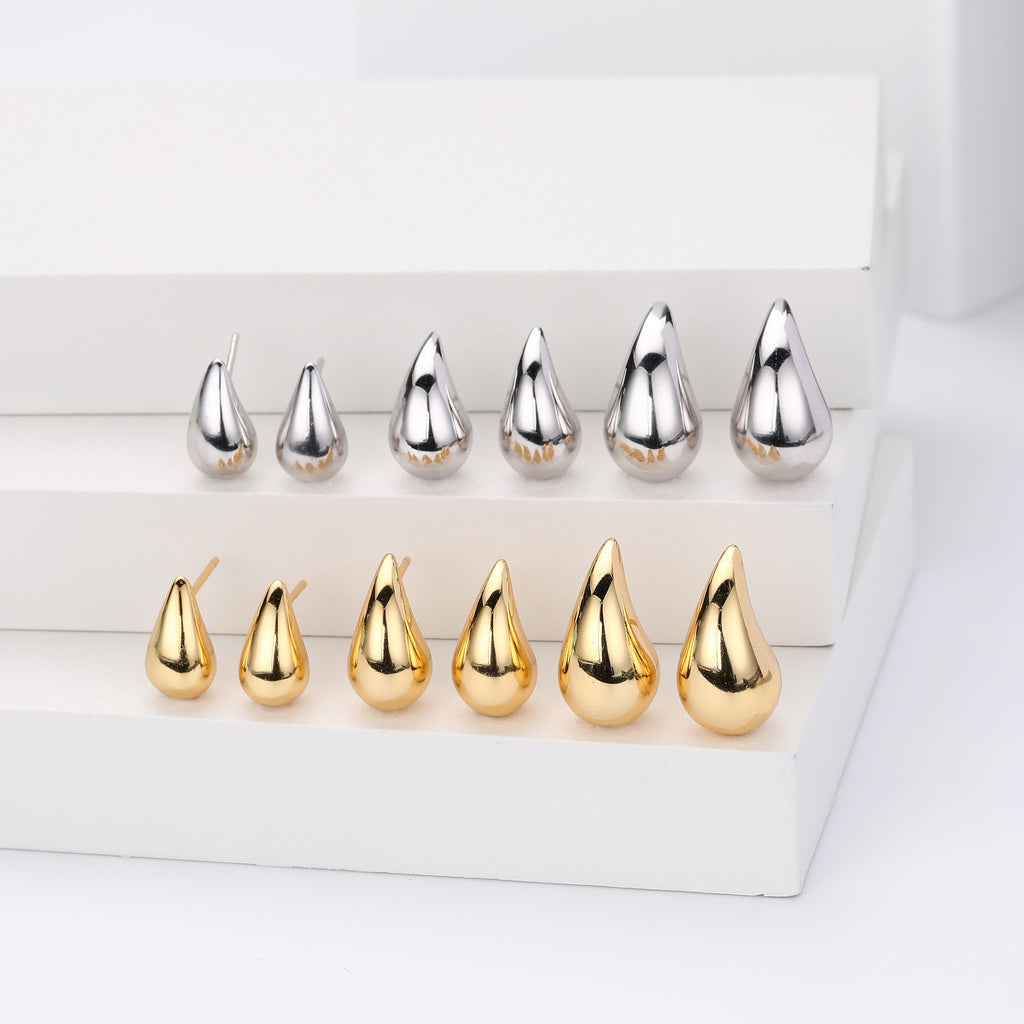 Damen Ohrstecker im eleganten Tropfen-Design Shop Nory