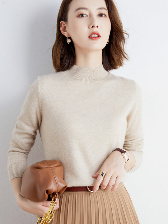 Damen Kurzrollkragen Feinstrickpullover mit leichtem Mohair-Effekt Shop Nory